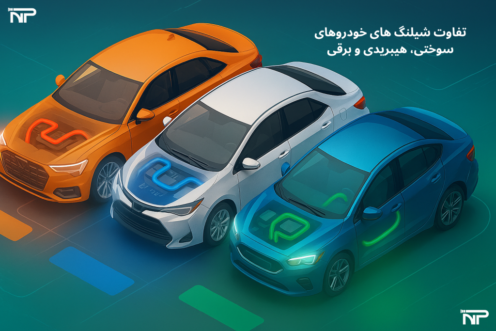تفاوت شیلنگ های خودروهای سوختی، هیبریدی و برقی